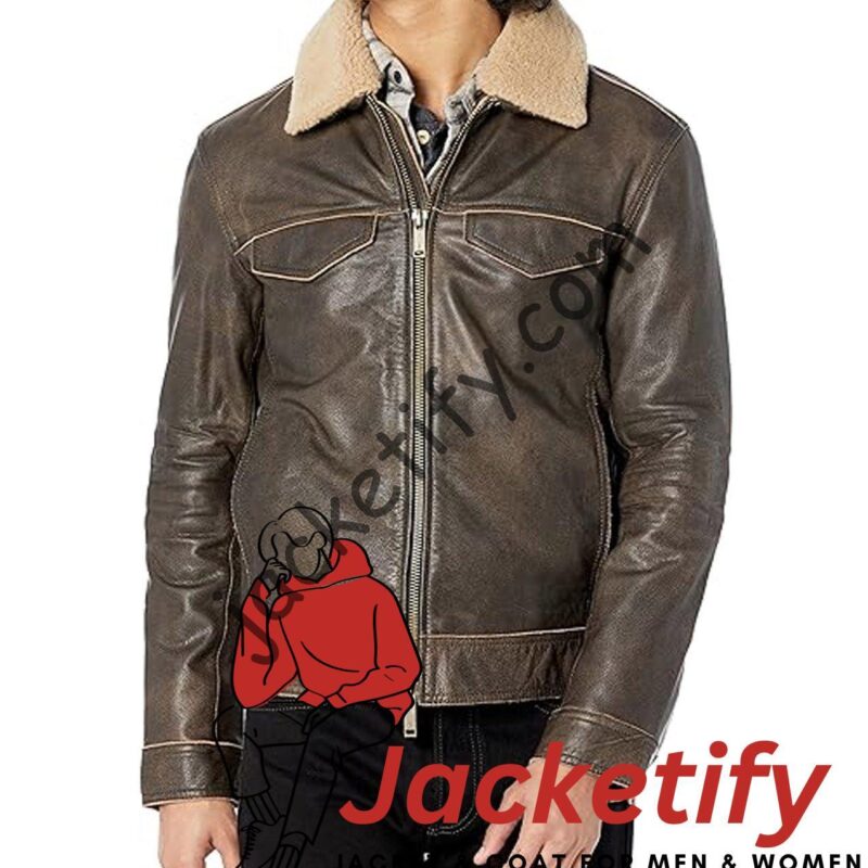 And Just Like That Sebastiano Pigazzi Leather Jacket