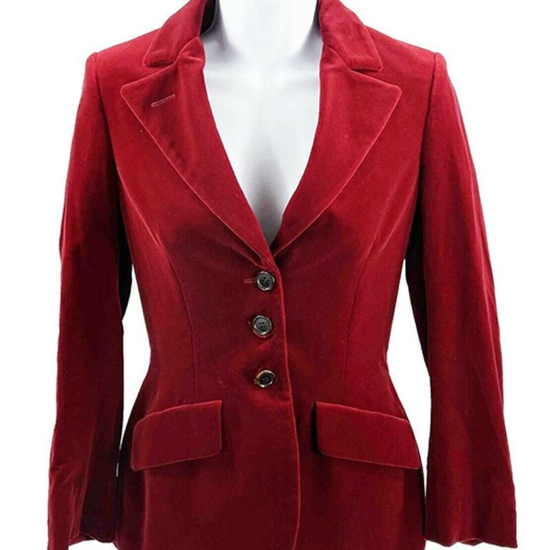 Inventing Anna Julia Garner Velvet Blazer