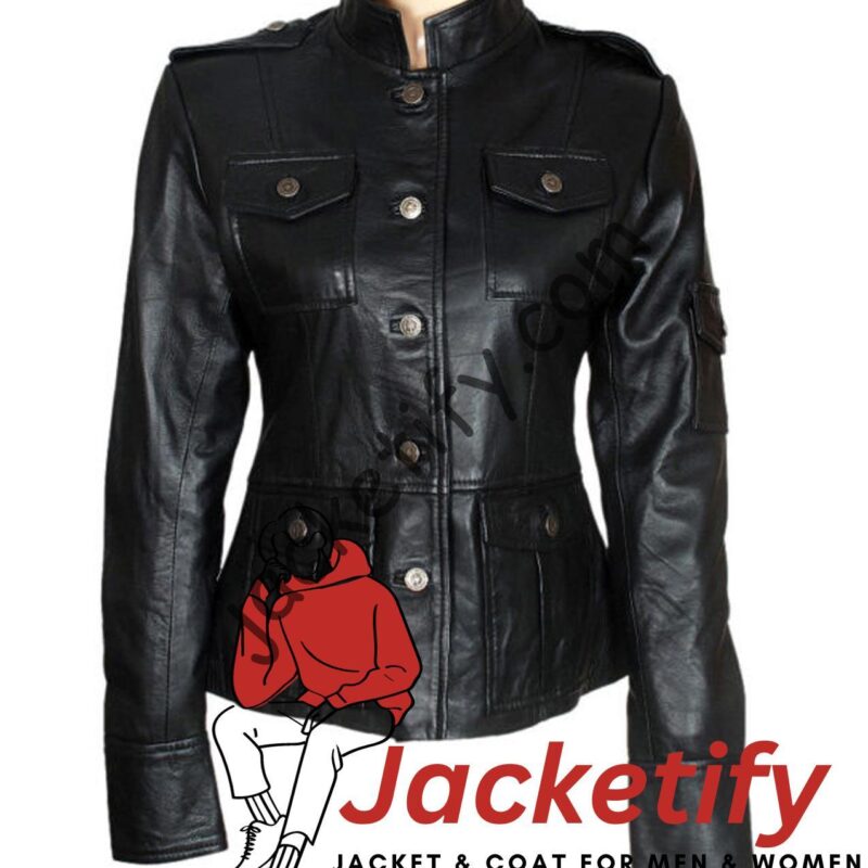 Get Smart Agent 99 Black Leather Jacket