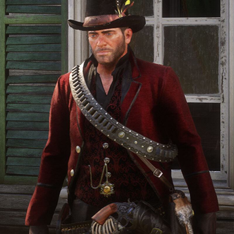 Arthur Morgan Red Dead Redemption 2 Maroon Coat