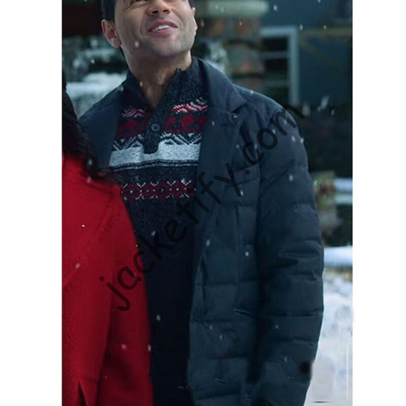 A Christmas Dance Reunion Corbin Bleu Puffer Jacket