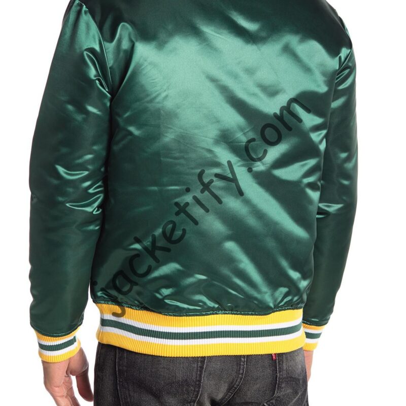 Bay Packers Green Bomber Jacket