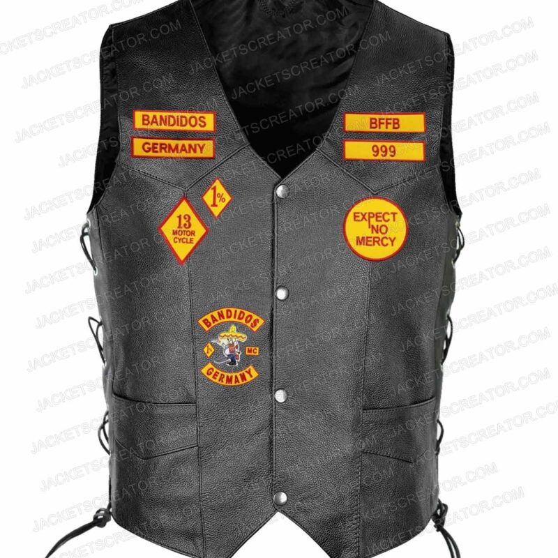 Men’s Bandidos Leather Vest