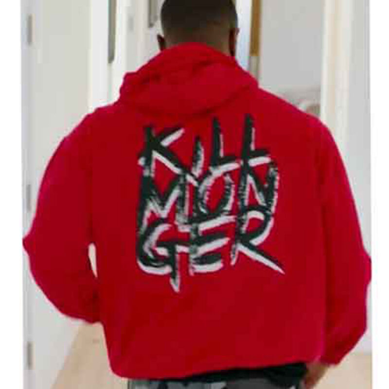 Michael B. Jordan Killmonger Red Hoodie