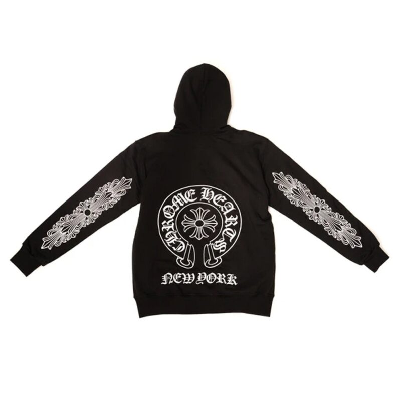 New York Chrome Hearts Black Hoodie