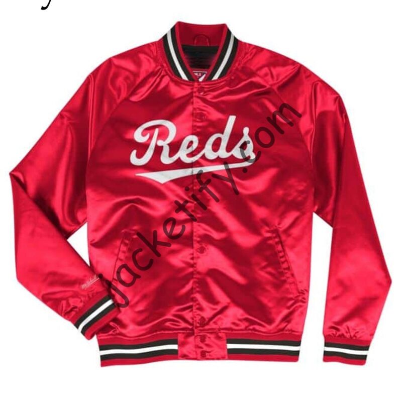 Cincinnati Reds Varsity Satin Jacket