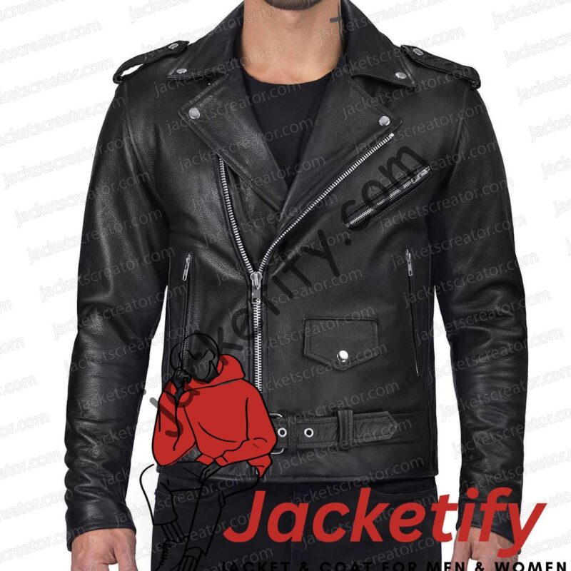 Cody Rhodes US Flag Leather Jacket