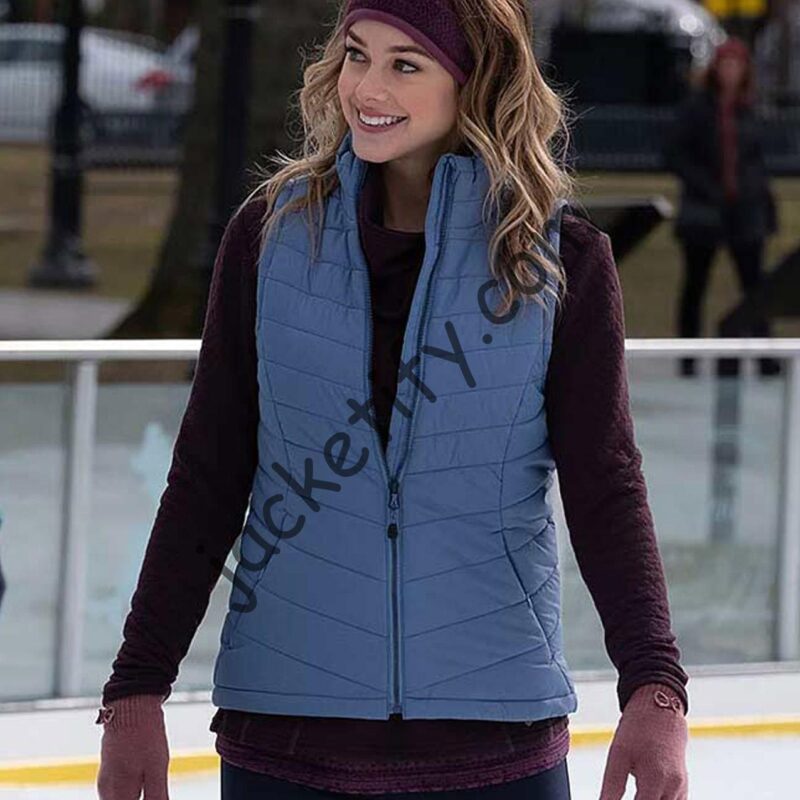 Abigail Klein Christmas On Ice Puffer Vest