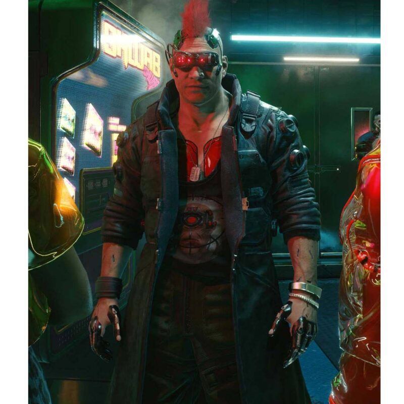 Jackie Welles Cyberpunk 2077 Leather Coat