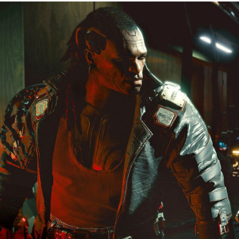 Cyberpunk 2077 Game Placide Leather Coat