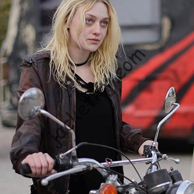 Viena and The Fantomes Dakota Fanning Leather Jacket