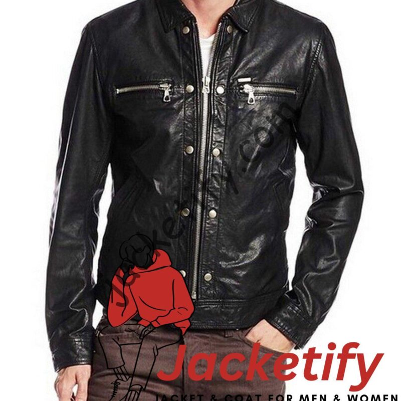 Ian Somerhalder The Vampire Diaries Season 6 Leather Jacket