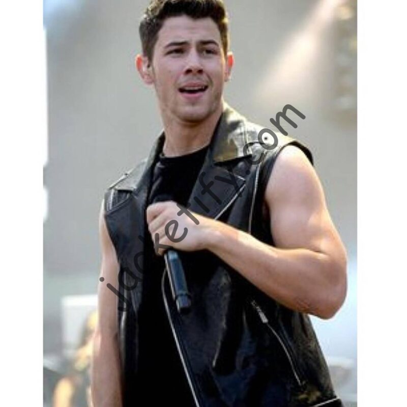 Chaos Walking Nick Jonas Leather Vest