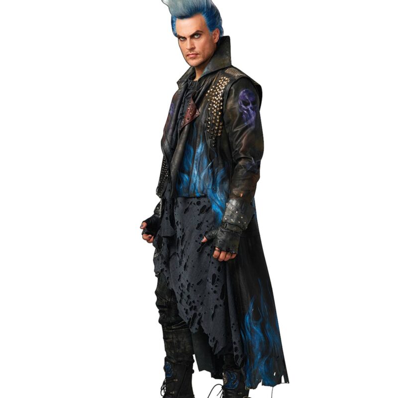 Descendants 3 Hades Studded Leather Coat