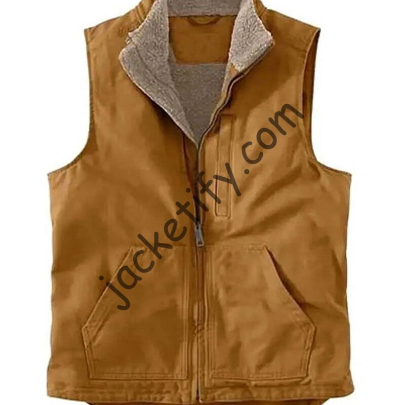 Hightown S02 James Badge Dale Brown Vest