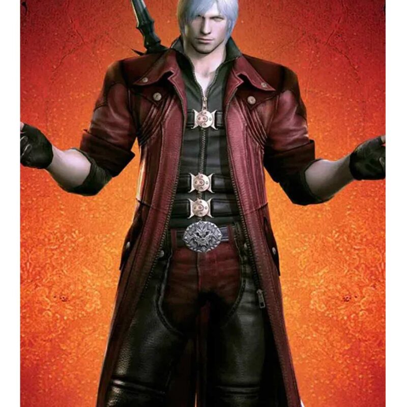 DMC 4 Dante Leather Coat