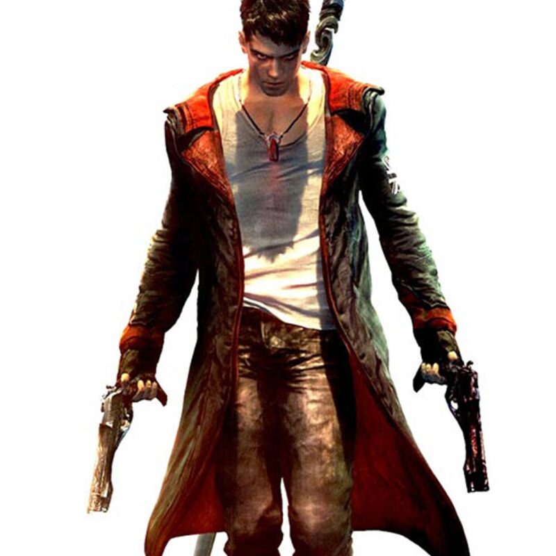 DMC Dante Leather Hooded Coat