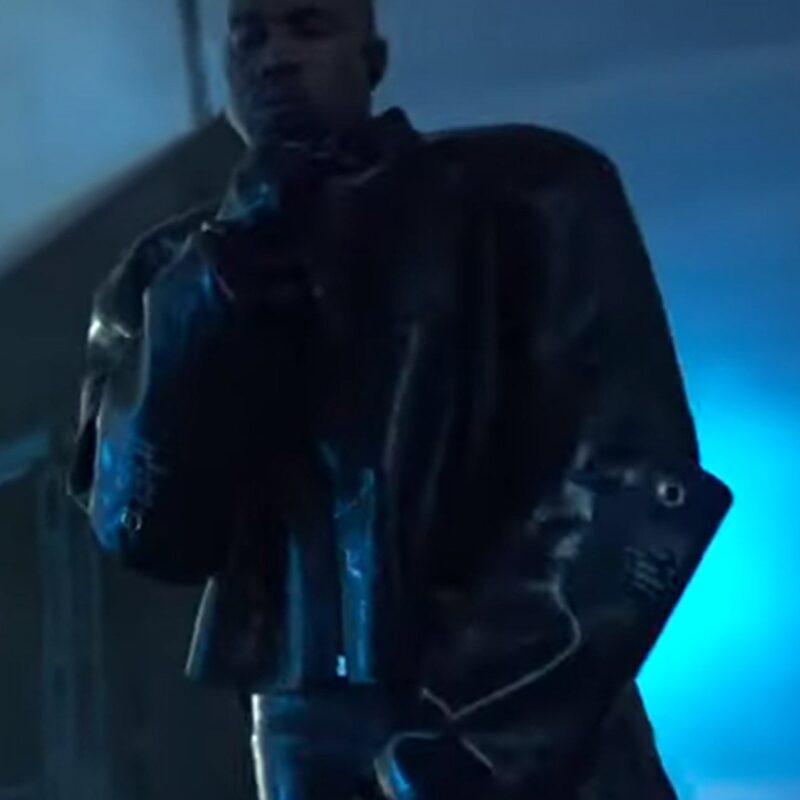 Donda 2 Kanye West Black Leather Jacket