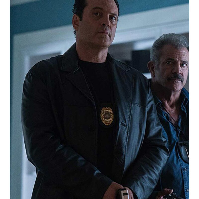 Dragged Across Concrete Mel Gibson Leather Jacket
