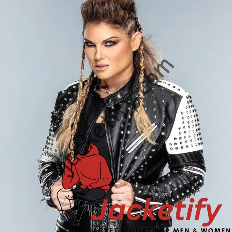 WWE Elizabeth Copeland Studded Leather Jacket