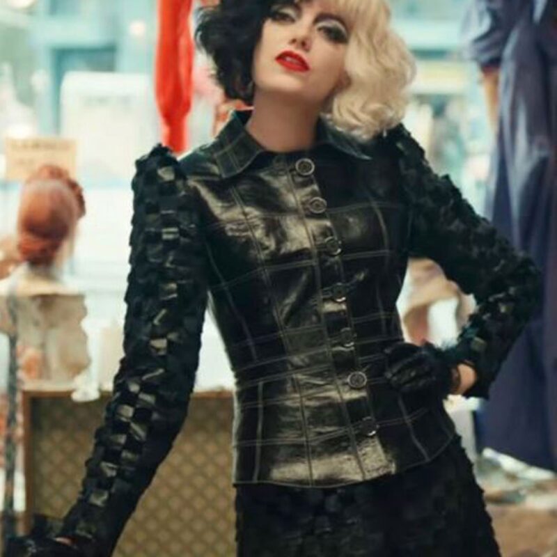 Cruella Emma Stone Leather Jacket