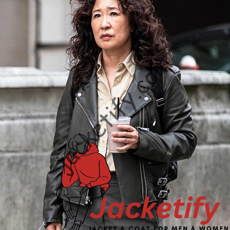 Killing Eve Season 4 Sandra Oh Leather Jacket