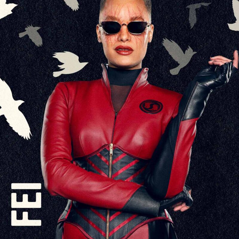 Britne Oldford The Umbrella Academy Season 3 Leather Jacket