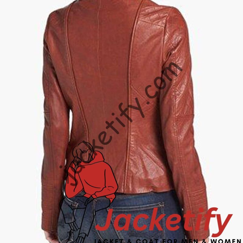 Fifty Shades of Grey Dakota Johnson Brown Leather Jacket