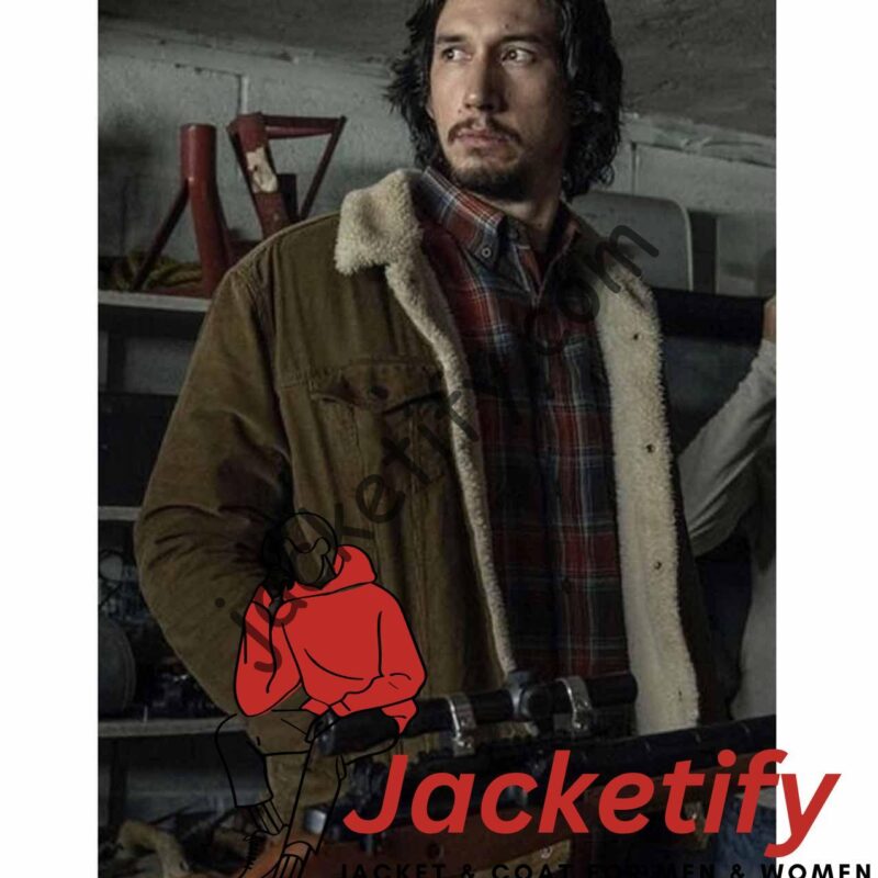 Adam Driver Blackkklansman Shearling Jacket