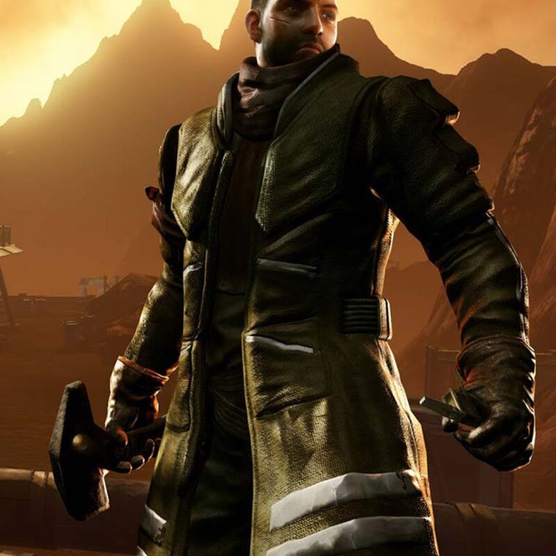 Red Faction Giant Bomb Leather Coat