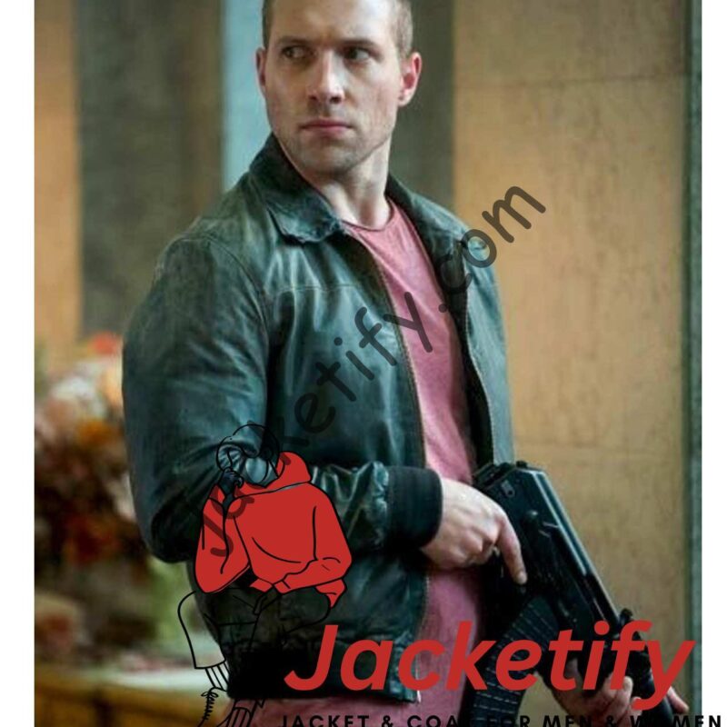 A Good Day To Die Hard Jai Courtney Leather Jacket