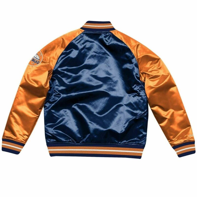 Houston Astros Blue and Orange Satin Jacket