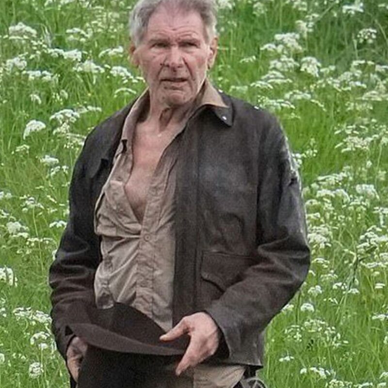 Harrison Ford Indiana Jones 5 Vintage Leather Jacket