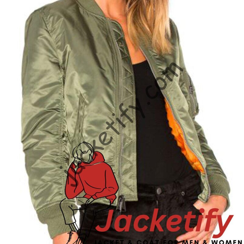 Hightown Monica Raymund Green Bomber Jacket