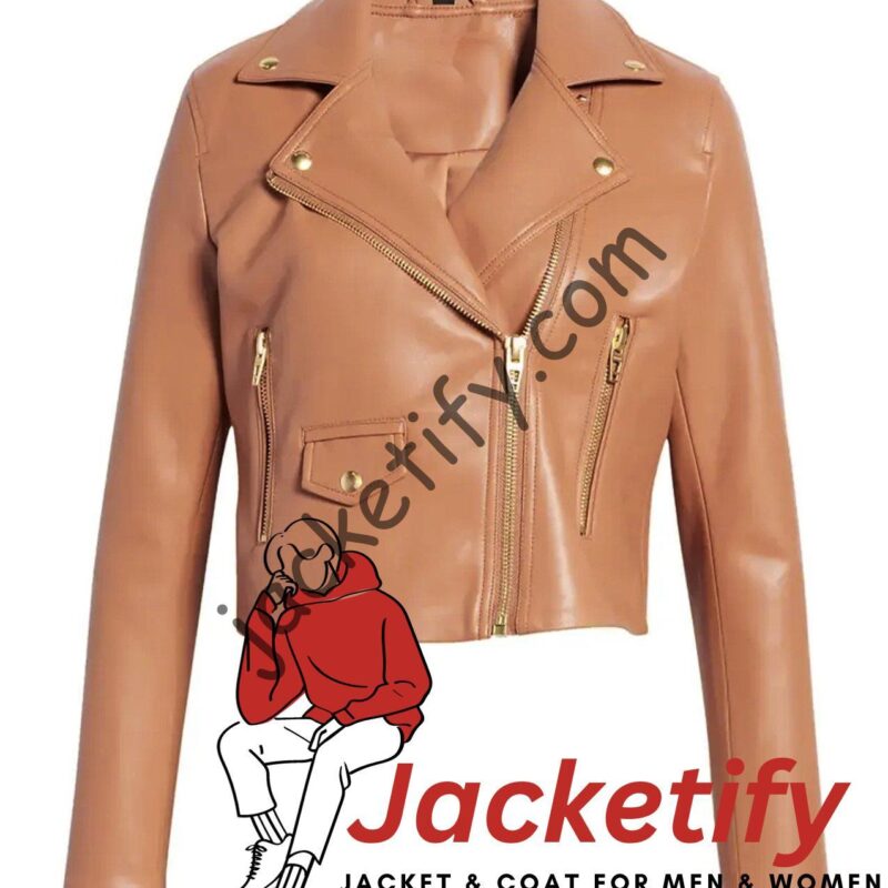 Average Joe Ashley Olivia Fisher Leather Jacket