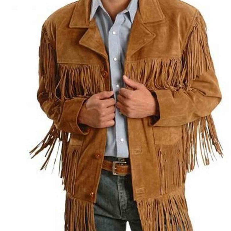 Midnight Cowboy Joe Buck Fringe Brown Jacket