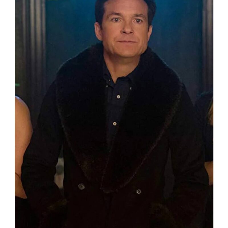 Jason Bateman Office Christmas Party Shawl Collar Coat