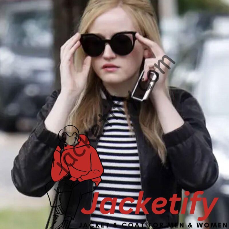 Inventing Anna Julia Garner Leather Jacket