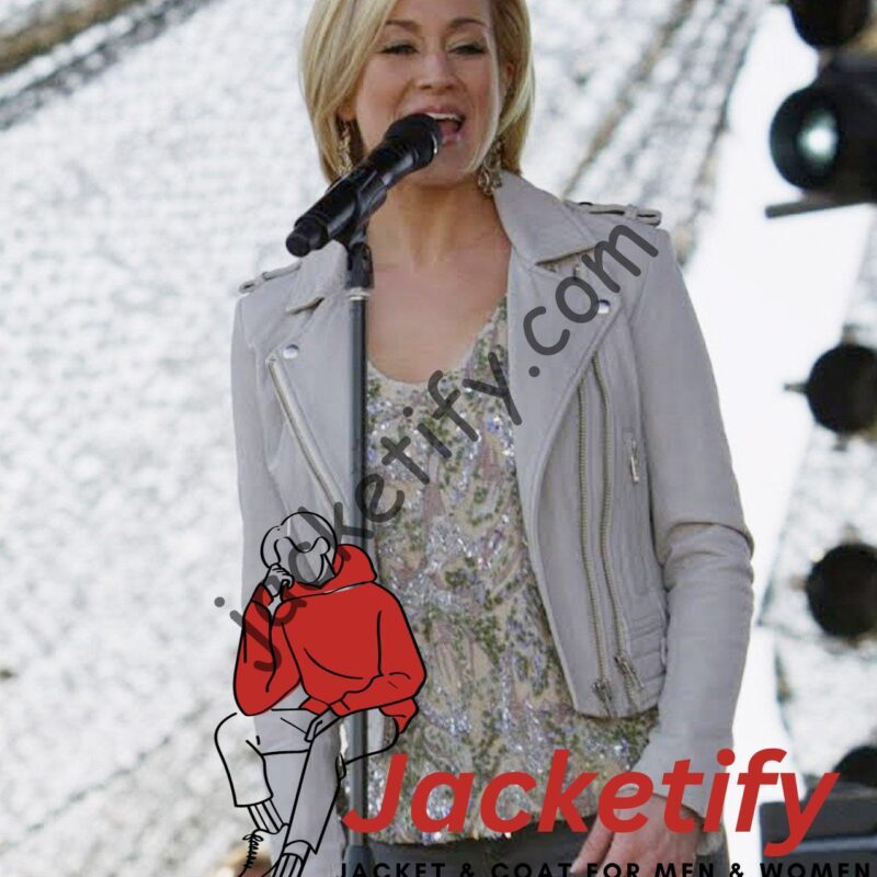 Kellie Pickler Nashville S02 Grey Leather Jacket