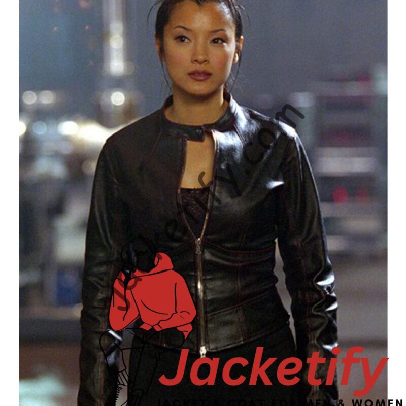 Cradle 2 The Grave Kelly Hu Leather Jacket