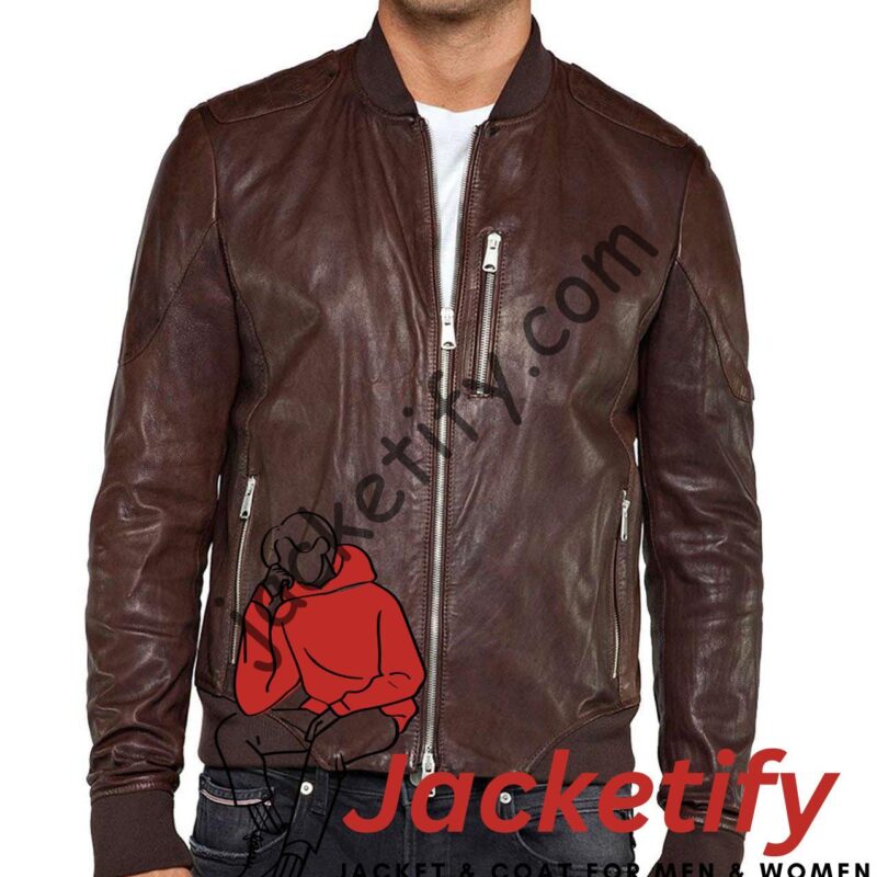 This is Us Justin Hartley Bomber Leather Jacket