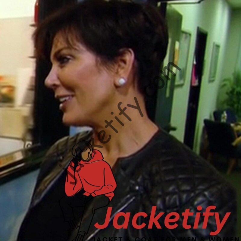 Kris Jenner KUWTK Season 9 Leather Jacket