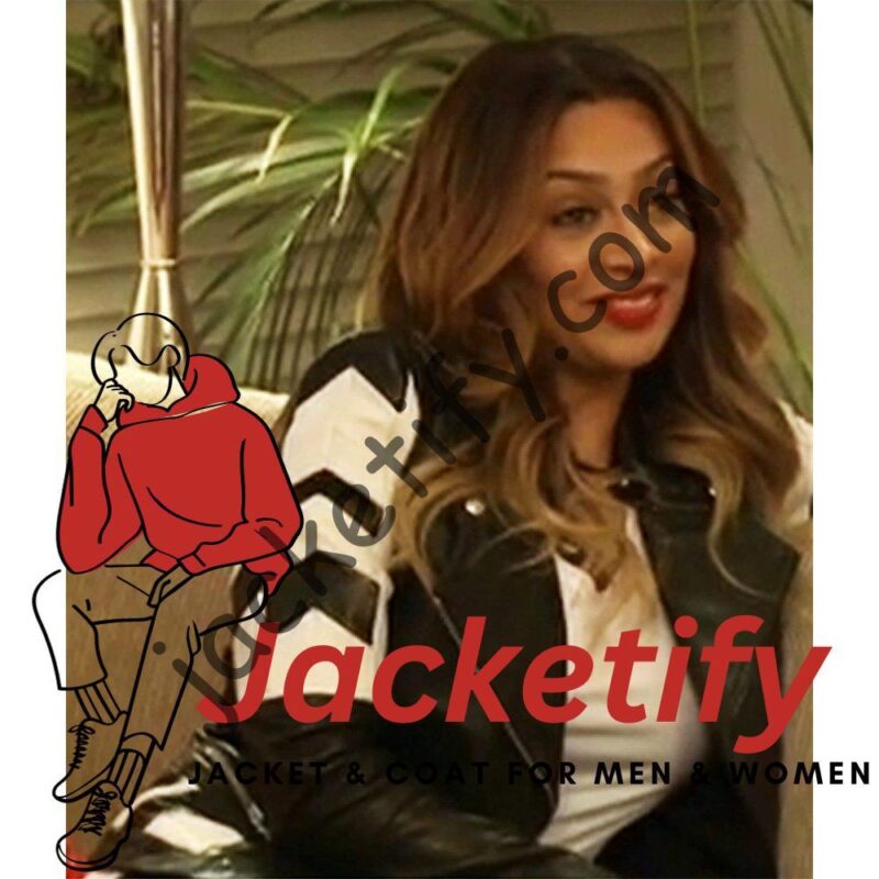 La La Anthony La La’s Full Court Life Leather Jacket