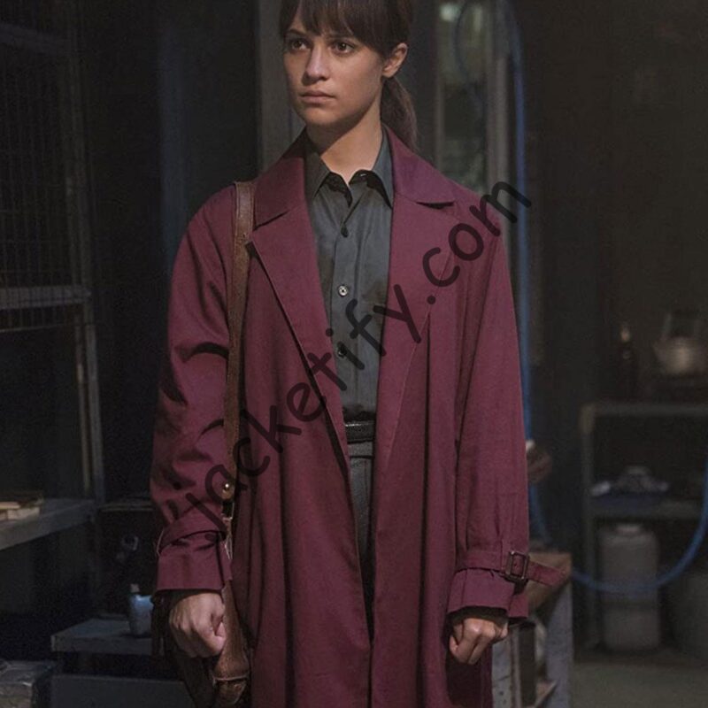 Alicia Vikander Earthquake Bird Coat