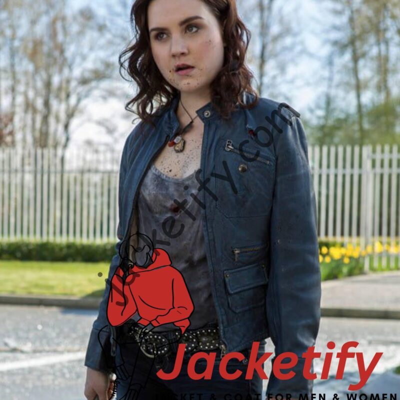 Supernatural Rachel Miner Black Leather Jacket