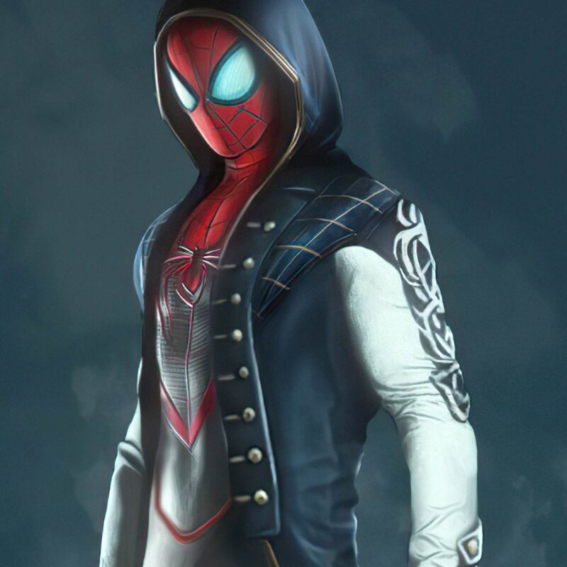 Morph Spiderman Hooded Coat