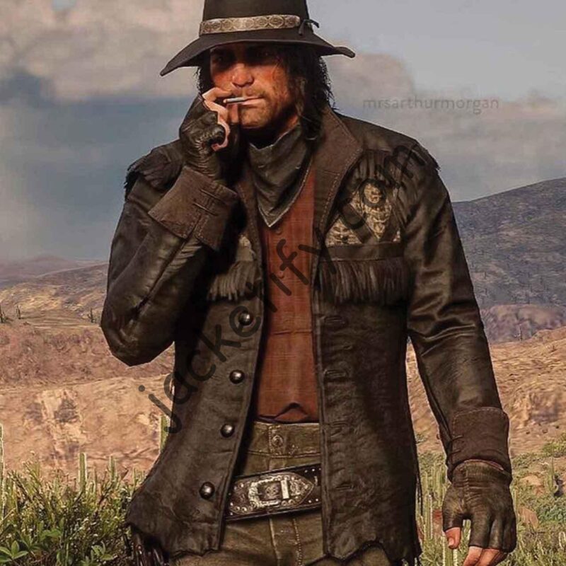 Nuevo Paraiso Gunslinger RDR2 Leather Jacket
