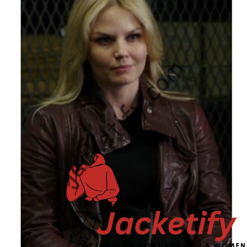 Once Upon a Time S04 Jennifer Morrison Burgundy Leather Jacket