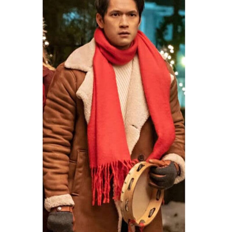 Harry Shum Love Hard Shearling Coat