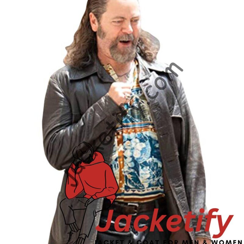 Nick Offerman Pam & Tommy Leather Coat